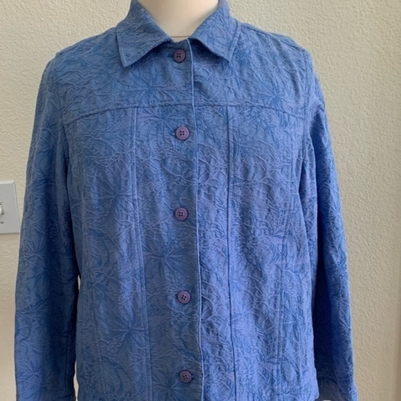 Stunning blue jacket. Perfect for all seasons. Appleseeds XL - Picture 4 of 14